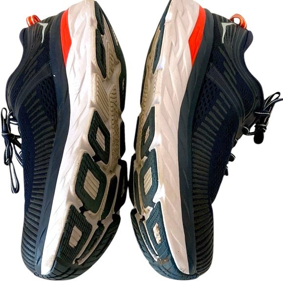 Hoka Bondi 7, navy with fuchsia/pink, size 11 - Picture 3 of 8